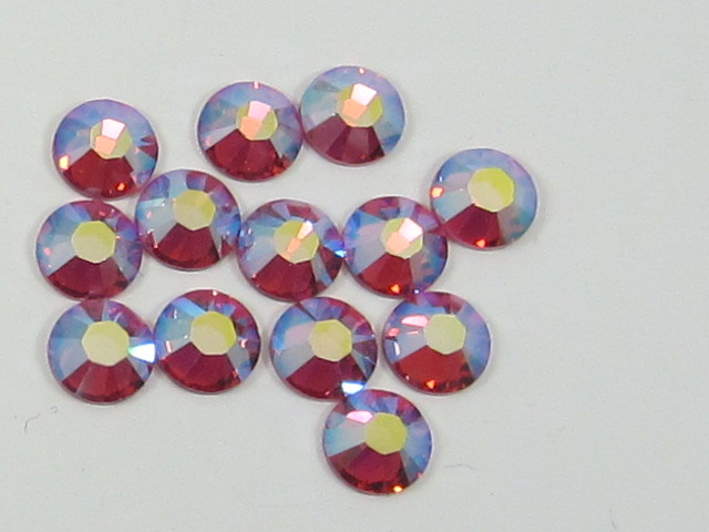 1 Gross 16ss ROSE AB (VIVA) FLATBACK PRECIOSA Rhinestones